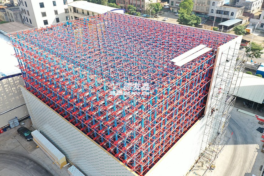 食品冷链行业-库架一体智能冷库案例