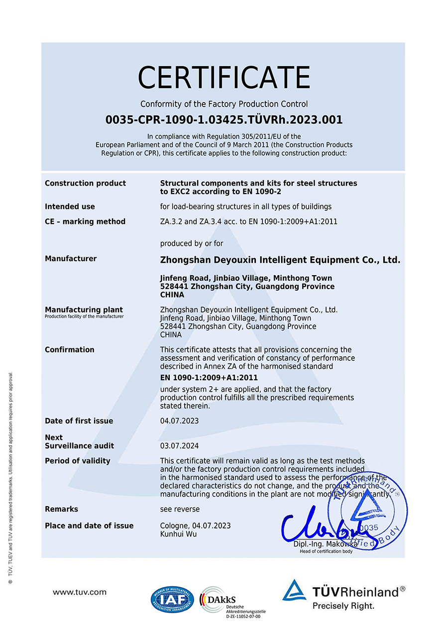 CE证书-CERTIFICATE-1